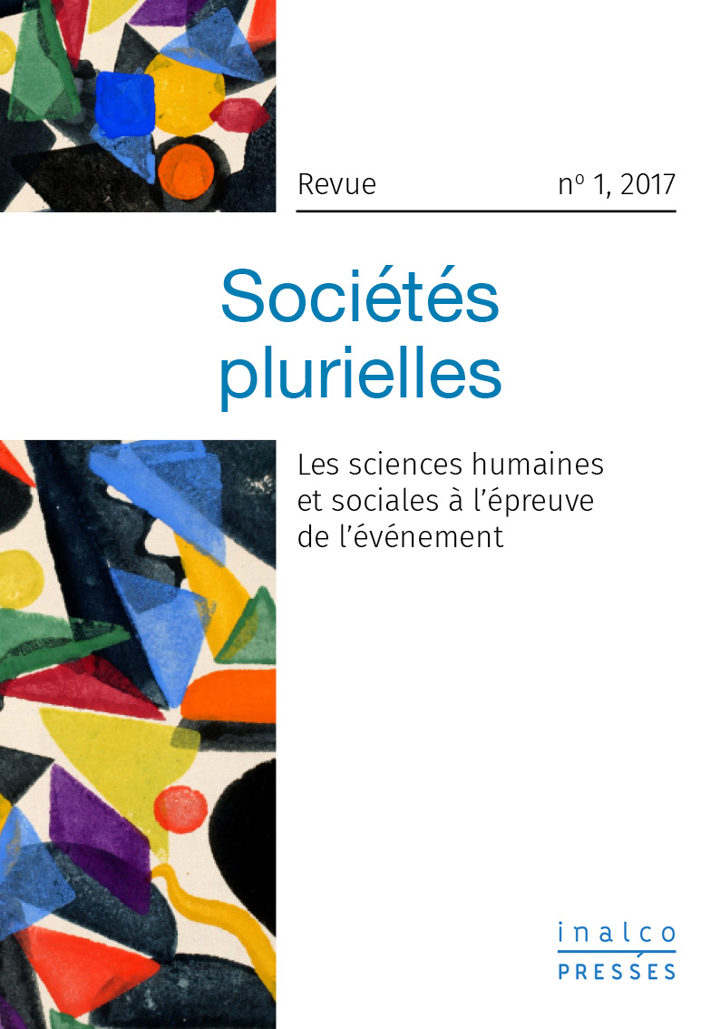 Couverture Sociétés plurielles 1 | 2017